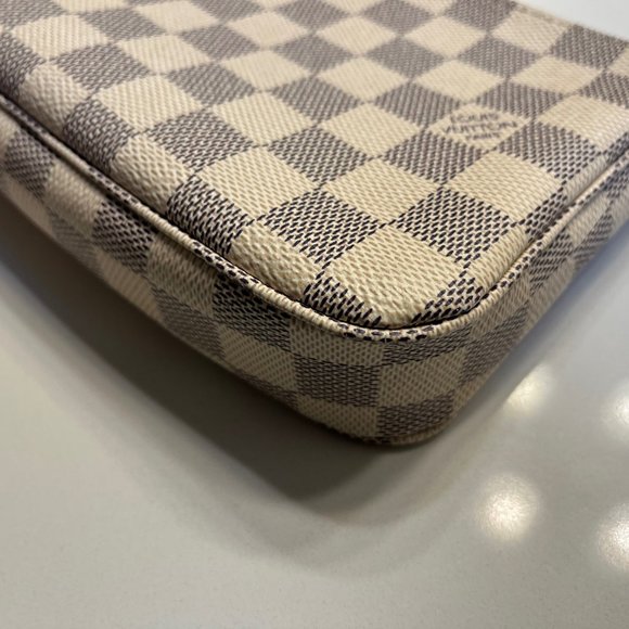Authentic Louis Vuitton LV Pochette ACCESSOIRES - damier azur - Picture 3 of 13